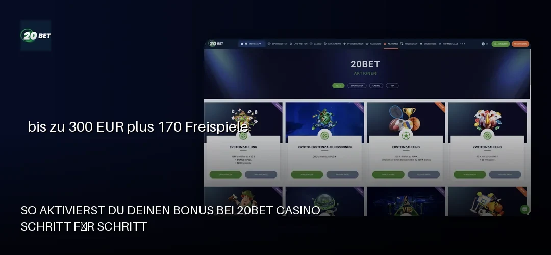 20bet Casino promotional banner